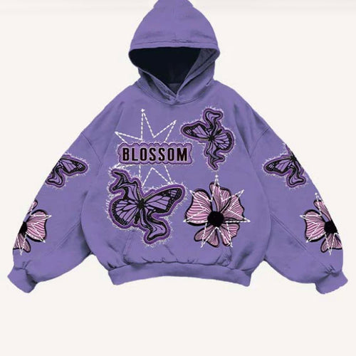 Fashion Casual Printed Polyester Sweater