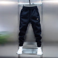 Shangbao Trendy Mens Spring Solid-Color Casual Sweatpants